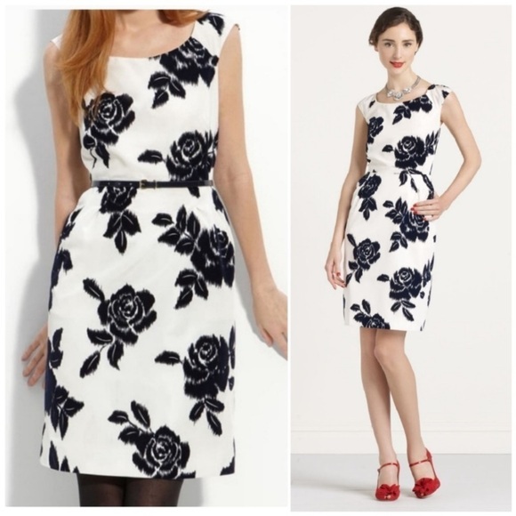 KATE SPADE Josie Velvet Floral Print Dress Career - Picture 6 of 13